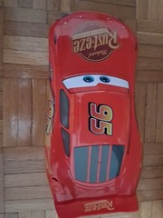 Lightning McQueen Bubble-Blowing Remote Control Car – 2.4GHZ
