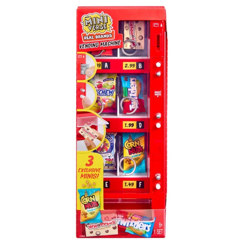 MGA’s Miniverse Real Brands VENDING MACHINE RED TEAL | NEW SEALED | You CHOOSE