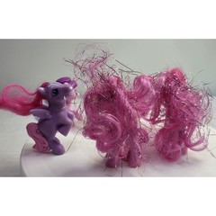 Hasbro My Little Pony Unicorn Figures Multicolored G4 Brushable Hair Lot of 7