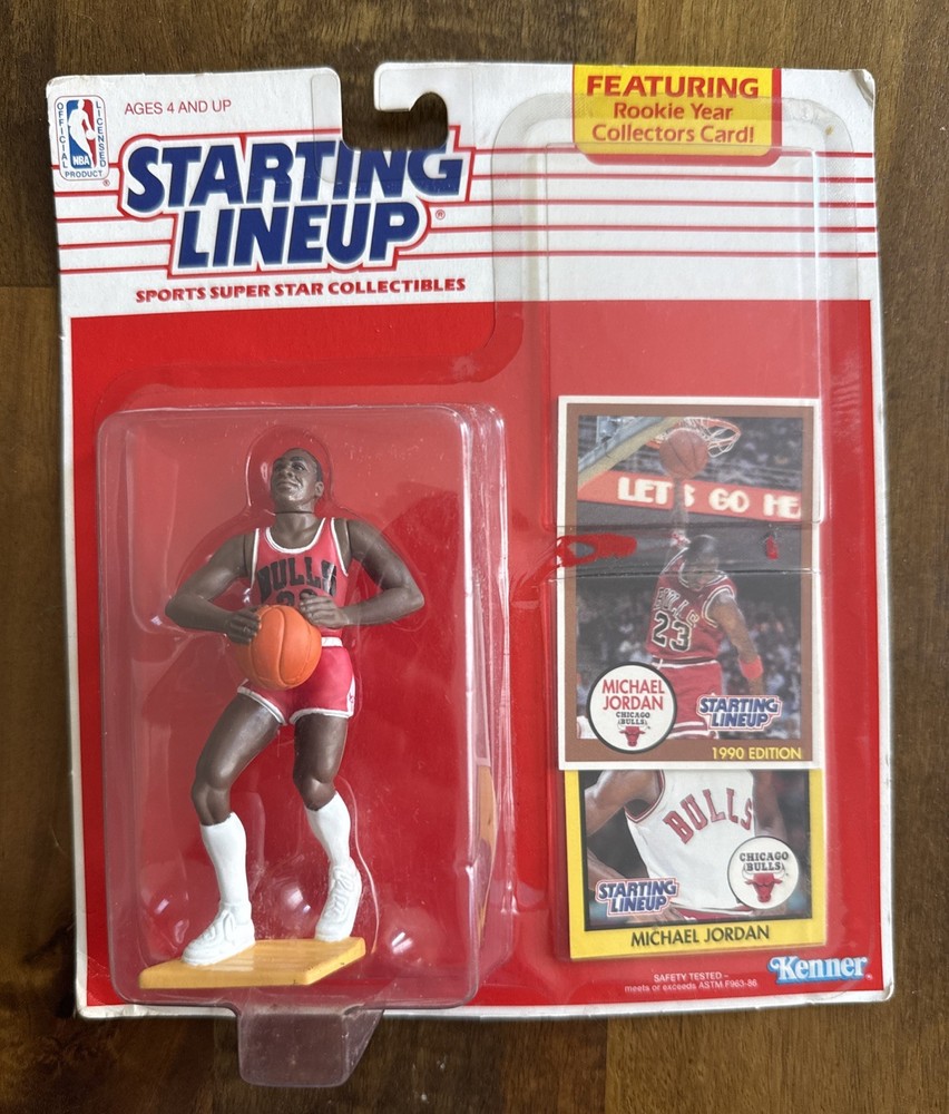 Kenner Starting Lineup Michael Jordan Chicago Bulls 1990 (Cards Moved)