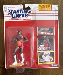 Kenner Starting Lineup Michael Jordan Chicago Bulls 1990 (Cards Moved)