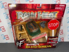WWE Wrestling Jakks Grapple Gear Raw Heat Side Street Demolition Set