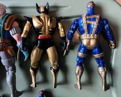 Vintage Marvel Toybiz 10″ Deluxe & 6-7″ Figures Lot of 8 From 90’s LOOK!