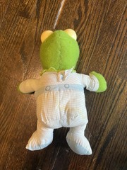 1984 Muppet Babies Baby Kermit Frog Plush Hasbro Softies Jim Henson Pampers VTG