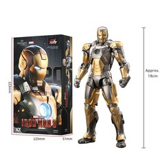 HIPLAY ZD Toys 1/10 Marvel Iron Man MK20 MK31 MK32 MK34 Action Figure Non-LED