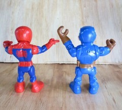 Lot of Spiderman Captain America Playskool Marvel Super Hero Adventures 5″ 2018