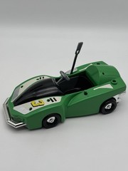 Vintage 1997 Bandai Turbo Power Rangers Racer Car & Action Figure GREEN