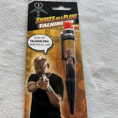 SNAKES ON A PLANE TALKING PEN – SAMUEL L JACKSON – 2006 DOES NOT TALK NO MORE