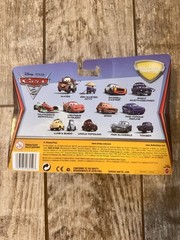 Disney Cars 2 Francesco Bernoulli & Lightning McQueen with Party Wheels 2 Pack