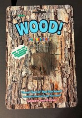 WOOD! – Ren & Stimpy Log – POP BRAIN ROT – Novelty Art Toy – Limited