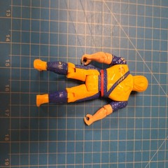 Vintage Action Figures Lot 6 Assorted Toy Soldiers Action Hero Figures