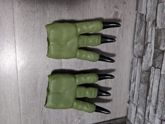 Jurassic World JW Velociraptor Raptor Green Claws Hands Costume Monster Gloves