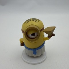 Thinkway Despicable Me Minions Miniature 1.5 Inch Asst Lot Of 9 with stands