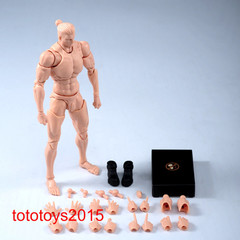 Romankey 1/12 Yellow Super Flexible Man Body 6”Joint Action Figure model Doll