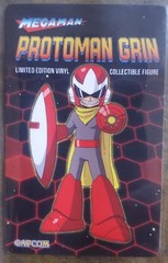 NWB Ron English Mindstyle/Popaganda Mega-Man “Protoman Grin” 15″ Vinyl Figure