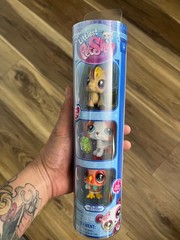 Littlest Pet Shop Trio In Tube (Series 3) Barnyard Pets 3 Pack Figures