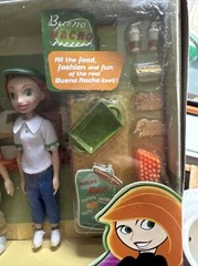 Disney Kim Possible Fast Food Amigos Kim & Ron 4″ dolls NEW Equity Marketing