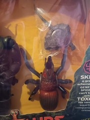 vintage 1984 Coleco SECTAURS Warriors of Symbion SKITO and TOXCID action figure