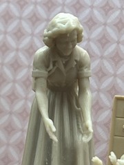 1:24 1950 Dollhouse Mom and Toddler Baby Child Inspired by Marx