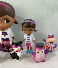 Disney Jr Doc McStuffins & Friends Animal Pet Vet Figures Figurines Toy Set Lot
