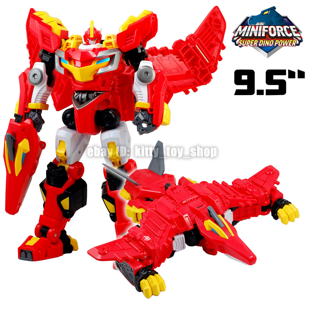 Kids Toy MiniForce Super Dino Power PTERA SKY Pterosaur Robot Armorbot Figure