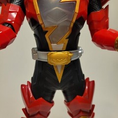 Power Rangers Dino Fury 12″ Figure Spiral Strike Red Ranger Lights Up Descript!