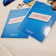 2 LankyBox Boxy Foxy Lanyard Charm Card Character Happy Friends