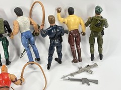 1985 Coleco Rambo Force of Freedom Action Figures Lot w/ Accessories