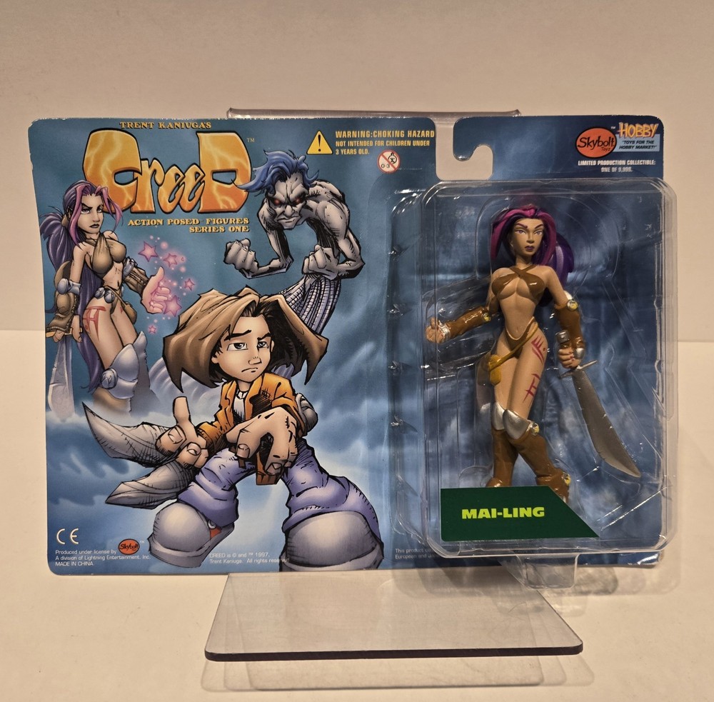 Vintage 1997 Skybolt Toyz Creed 5″ MAI-LING Action Figure SEALED NEW Series 1