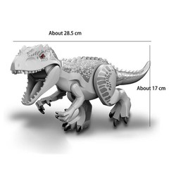 Indominus Rex Jurassic World Park Dinosaur Figure Building Blocks Toy Kids Gifts