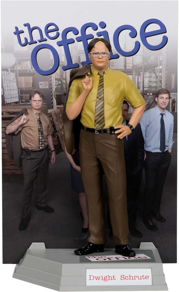 McFarlane Toys The Office Movie Maniacs Dwight Schrute Posed Figure