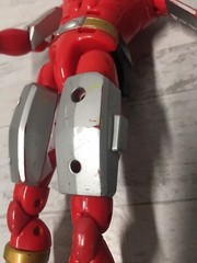 2003 Power Rangers Dino Thunder Talking 12″ Red Mega Battlized Ranger Figure