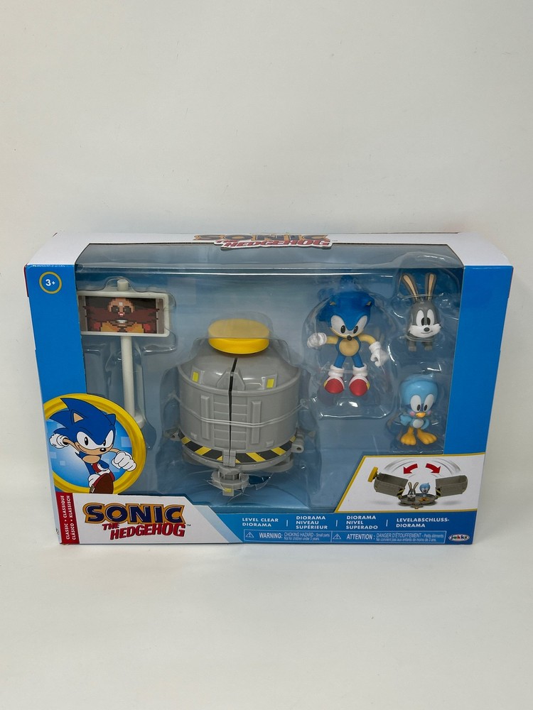Sonic The Hedgehog 2.5″ Level Clear Diorama Sonic, Flicky & Pocky