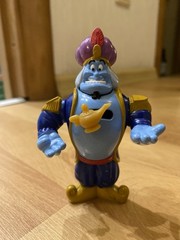 Rare McDonald’s Genie And Lamp Europe Action Figure Disney Aladdin 2001 Vintage