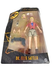 Mattel Jurassic Park Amber Collection Dr Ellie Sattler 6″ Figure NEW See descrip