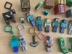 Minecraft Toys and Accessories Lot of Figures Animals And Accessories