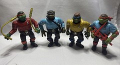 TMNT Star Trek Teenage Mutant Ninja Turtles Set 4 Playmates Action Figures
