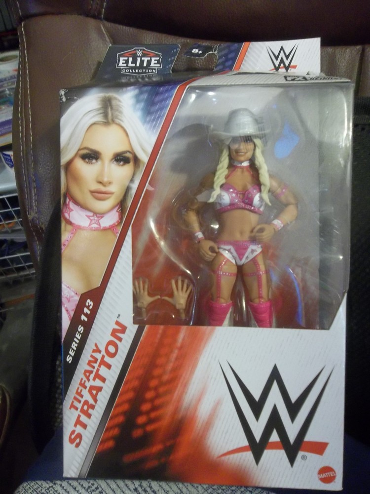 2024 MATTEL~WWE~ELITE SERIES #113~TIFFANY STRATTON~NIP~W/INTERCHANGABLE HANDSdam