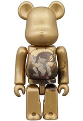 MEDICOM TOY BE@RBRICK The Wind God and Thunder God 100% & 400% 4 PCS SET JAPAN
