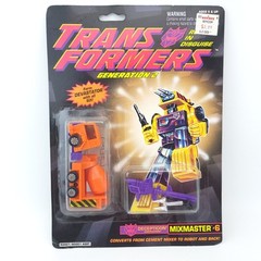 Transformers Mixmaster MOC G2 Orange KB Toys Constructicon Near Mint Complete