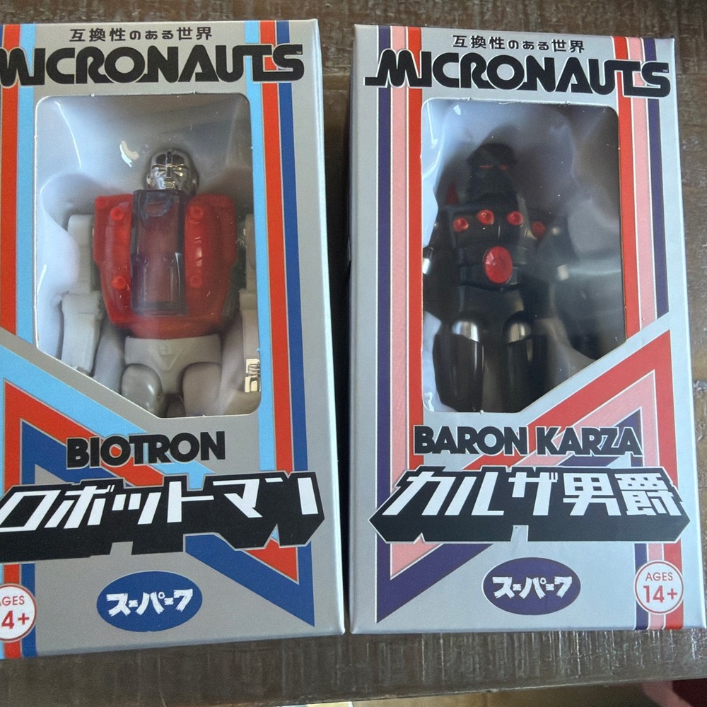 Micronauts ReAction+ Wave 05 (SDCC/Japanese Boxed) – Baron Karza & Biotron