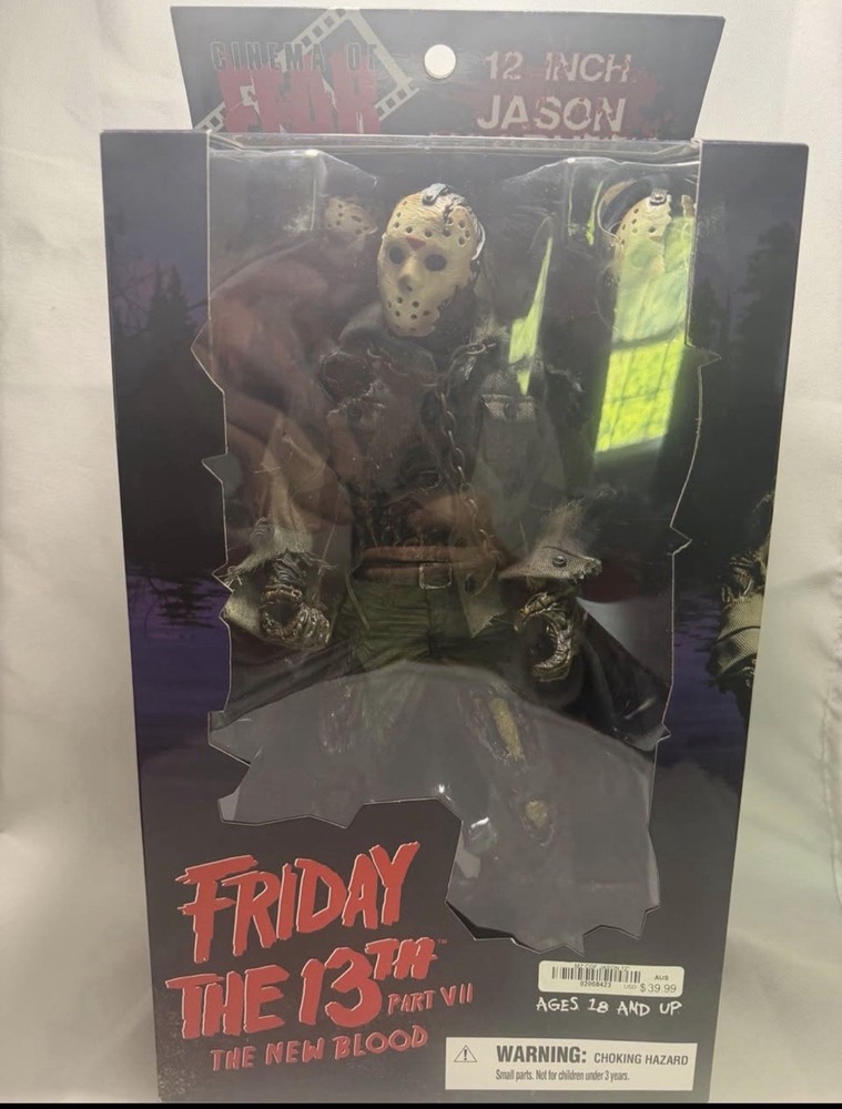 Cinema Of Fear 12”JASON VOORHEES Friday The 13th Part Vll New Blood NECA