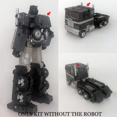 3D DIY Upgrade Kit Backpack For OP Prime Earthrise Shattered Glass Accessories