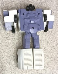 Transformers Hungarian Bootleg Lamborghini Sports Car 1980s White Purple Vintage