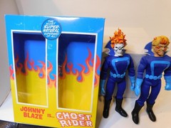 Mego 8″ Action Figure Custom Marvel Comics Johnny Blaze Ghost Rider 2Pack Boxed
