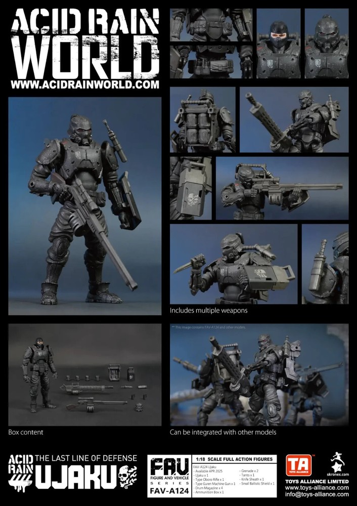 ACID RAIN / ANNEX 2179 1/18: FAV-A124 Ujaku *USA Seller*
