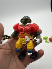 Playmates 1991 TMNT Sewer Sports Lot Leo Mikey Ralph Football Baseball