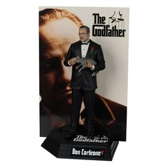 McFarlane Movie Maniacs The Godfather Don Corleone Posed Figure Statue Cat 2026