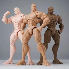 KT01A: K-Toys 1/12 scale muscular body – Pale color