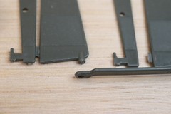 GI Joe Killer Whale PARTS Lot: Depth Charge Release Enginve Cover, Broken Vanes